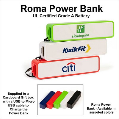 Roma Power Bank - 2200 mAh