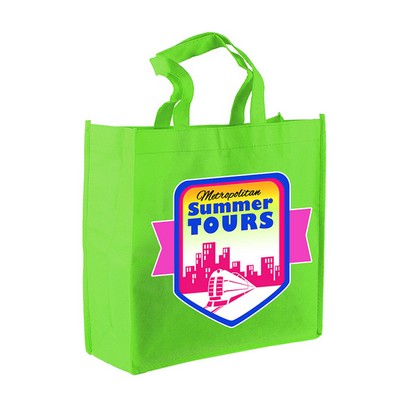 13" Digital Non Woven Tote Bag