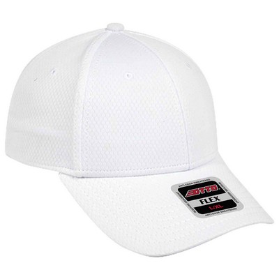 OTTO FLEX Cool Comfort Stretchable Polyester Honeycomb Mesh 6 Panel Low Profile Baseball Cap