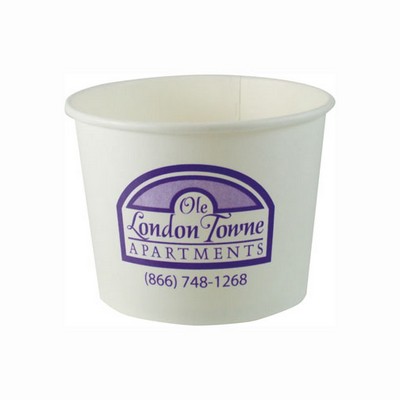 16 Oz. White Paper Dessert Cup (Petite Line)