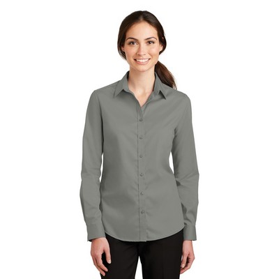 Port Authority® SuperPro™ Ladies Twill Shirt