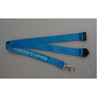 0.8" Polyester Lanyard w/Breakaway Clasp