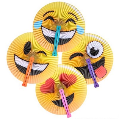 Emoji Folding Fan