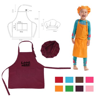 Kids Aprons W/ Chef Hats