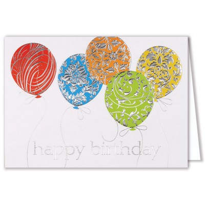 Silver Embossed Balloons