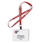 3/8" Big Meeting 2 Lanyard, J-Hook, 1-Color Imprint