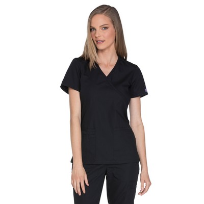 Cherokee - Workwear Originals - Women's Mock Wrap Top