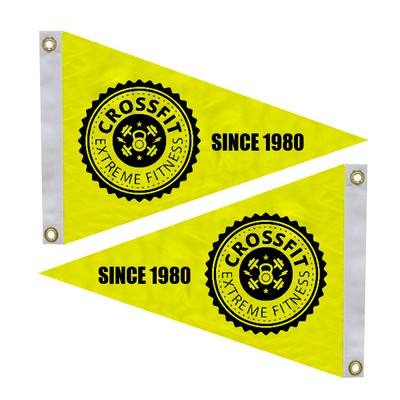 12" x 18" Pennant Flag - Double Sided