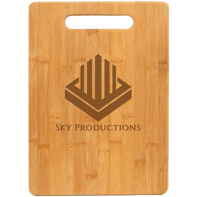 13.75" x 9.75" Bamboo Rectangle Cutting Board