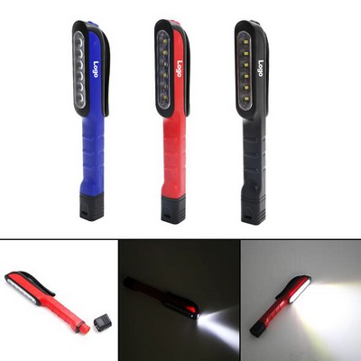 Pen Shape LED Flashlight With Clip