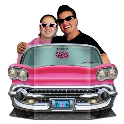 Pink Convertible Photo Prop