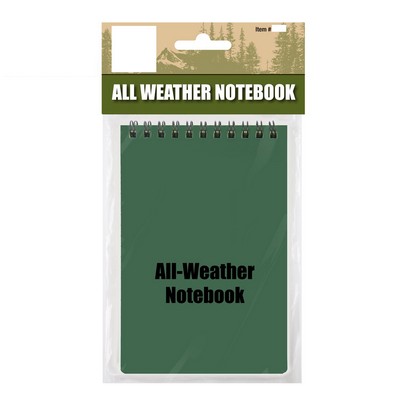 All Weather Waterproof Notebook