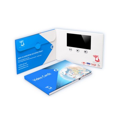 5.0'' IPS Screen Advertise with Style Interactive Customized Video Book 128mb