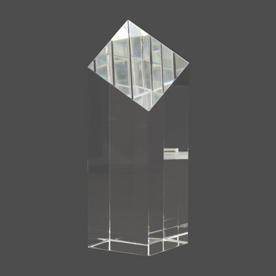 7" Crystal Diamond Top Pillar