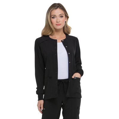 Dickies Medical - EDS Essentials - Women's 2-Pocket Snap Front Jacket