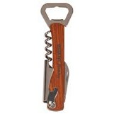 5.25" Wooden Bottle Opener & Wine Corkscrew