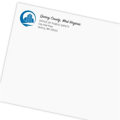 Peel & Seal Closure Mailing Envelopes w/1 Standard Ink (10"x13")