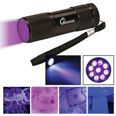 Black Ultraviolet (UV) LED Flashlight