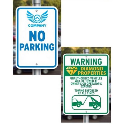 12 X 18 .080 Aluminum Parking Sign