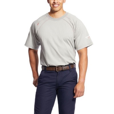 FR Work Crew Short Sleeve Silver Fox Shirt