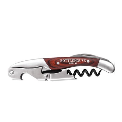 True® Spruce Double Hinged Corkscrew