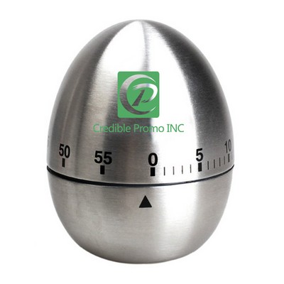 Stainless Steel Mechanical Egg Kitchen Timer