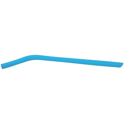 10" Blue Large Silicone Straw