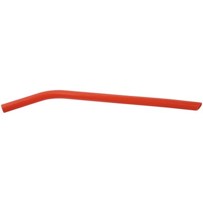 10" Red Large Silicone Straw