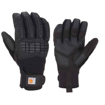 Carhartt® Men's Waterproof Insulated Impact Secure Cuff Gloves