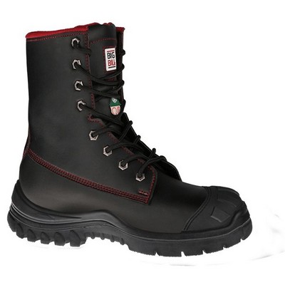 Women's Big Red Water Resistant Steel Toe Work Boots