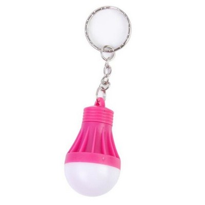 Plastic Bulb Shape LED Keychain