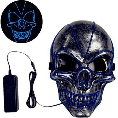 Halloween Skull Shape Light Up Mask