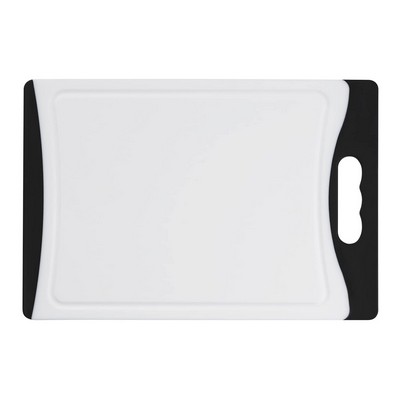 Cuisinart 11" Cutting Board, White with Black Trim