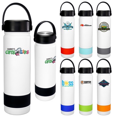 Colorful Metal Top 24 oz. Banded Bottle