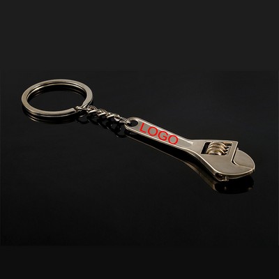 Metal Wrench Keychain