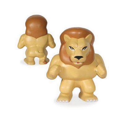 Standing Lion Mascot Shaped Stress Reliever