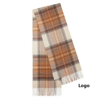 Soft Classic Cashmere Feel Winter Scarf Plaid scarf