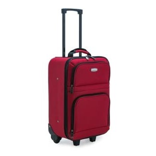 Traveler's Choice® Meander 19" Soft Side Carryon Suitcase (Red)