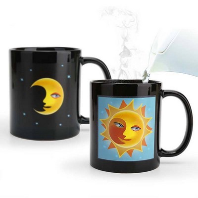 Sun and Moon Alternation Color Changing Mug