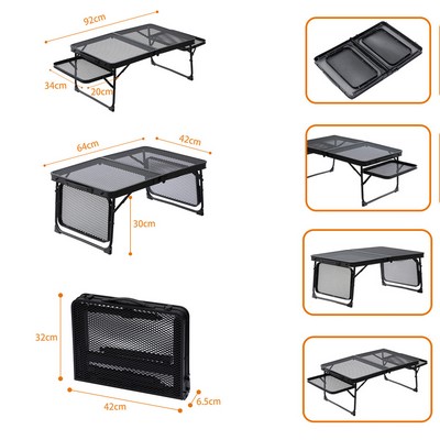 Aluminum Alloy Camping Barbecue Table