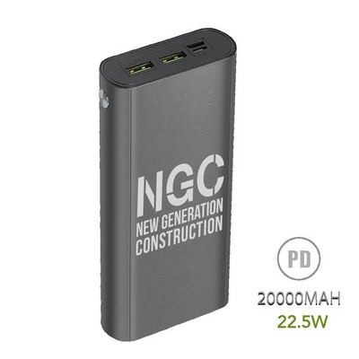 Camino 22.5W PD 20000mAh Power Bank-20000mAh