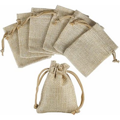 Variousized Burlap Drawstring Pouch Gift Bag