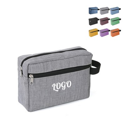 Portable Ladies Cosmetic Bag With Handle