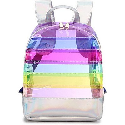 Transparent Rainbow Backpack