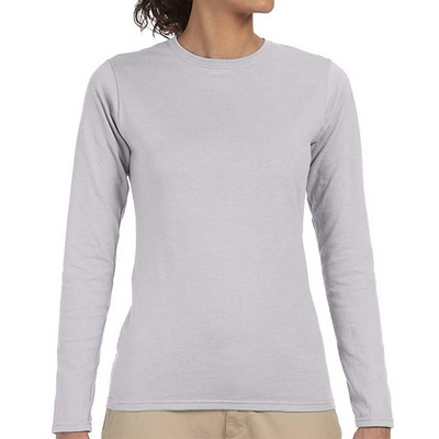 Women's Cotton Long Sleeve Round Neck T-Shirt