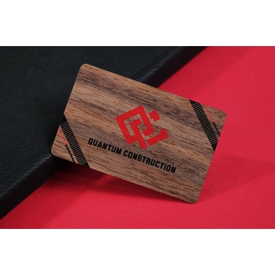 Black Walnut Wood Business Cards