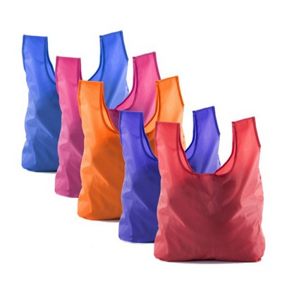 Foldable Grocery Bags w/ Drawstring