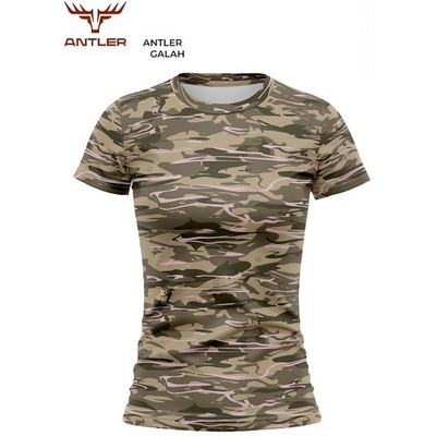 4.4 oz. Antler® Women's Polyester Interlock T-Shirt