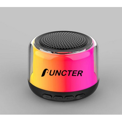 2023 New Product Colorful Home RGB Light Wireless Speaker