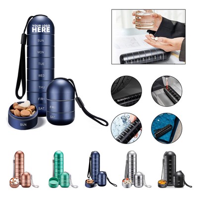 Metal Travel Pill Organizer